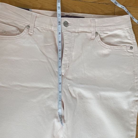 🔴 2 for $25 Gloria Vanderbilt light pink jeans size 12 Avery high rise - Picture 5 of 12